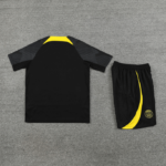 Conjunto de Treino PSG Camisa + Bermuda Preto/Amarelo 2022/23