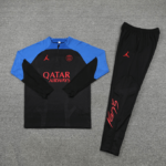 Conjunto de Treino PSG Jaqueta + Calça Preta/Azul 2022/23