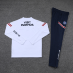 Conjunto de Treino PSG Jaqueta + Calça Branca/Azul 2021/22