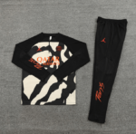 Conjunto de Treino PSG Jaqueta + Calça Camuflagem Preto/Amarelo 2023/24