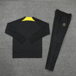 Conjunto de Treino PSG Jaqueta + Calça Preta/Amarela 2022/23