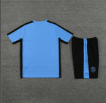 Conjunto de Treino PSG Camisa + Bermuda Azul/Preta 2023/24