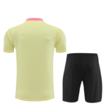 Conjunto de Treino PSG Camisa Amarelo + Bermuda Preto 202/25