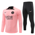 Conjunto de Treino PSG Jaqueta Rosa+ Calça Preta 2022/23