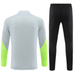 Conjunto de Treino PSG Jaqueta+Calça Cinza/Verde 2023/24