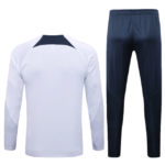Conjunto de Treino PSG Jaqueta Branca+Calça Azul Escuro 2023/24