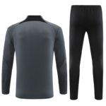 Conjunto de Treino PSG Jaqueta+Calça Cinza Escuro/Preta 2023/24