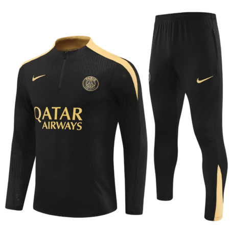 Conjunto de Treino PSG Jaqueta+Calça Preto 2024/25