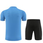 Conjunto de Treino PSG Camisa + Bermuda Azul/Preta 2023/24