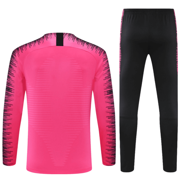 Conjunto de Treino PSG Jaqueta + Calça Rosa/Preta 2018/19