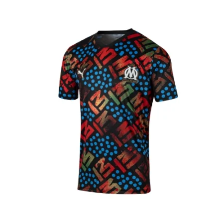 Camisa Olympique de Marseille Africa Noir 2024/25 Masculina