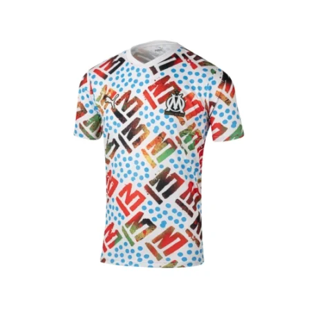 Camisa Olympique de Marseille OM AFRICA Branca 2024/25 Masculina