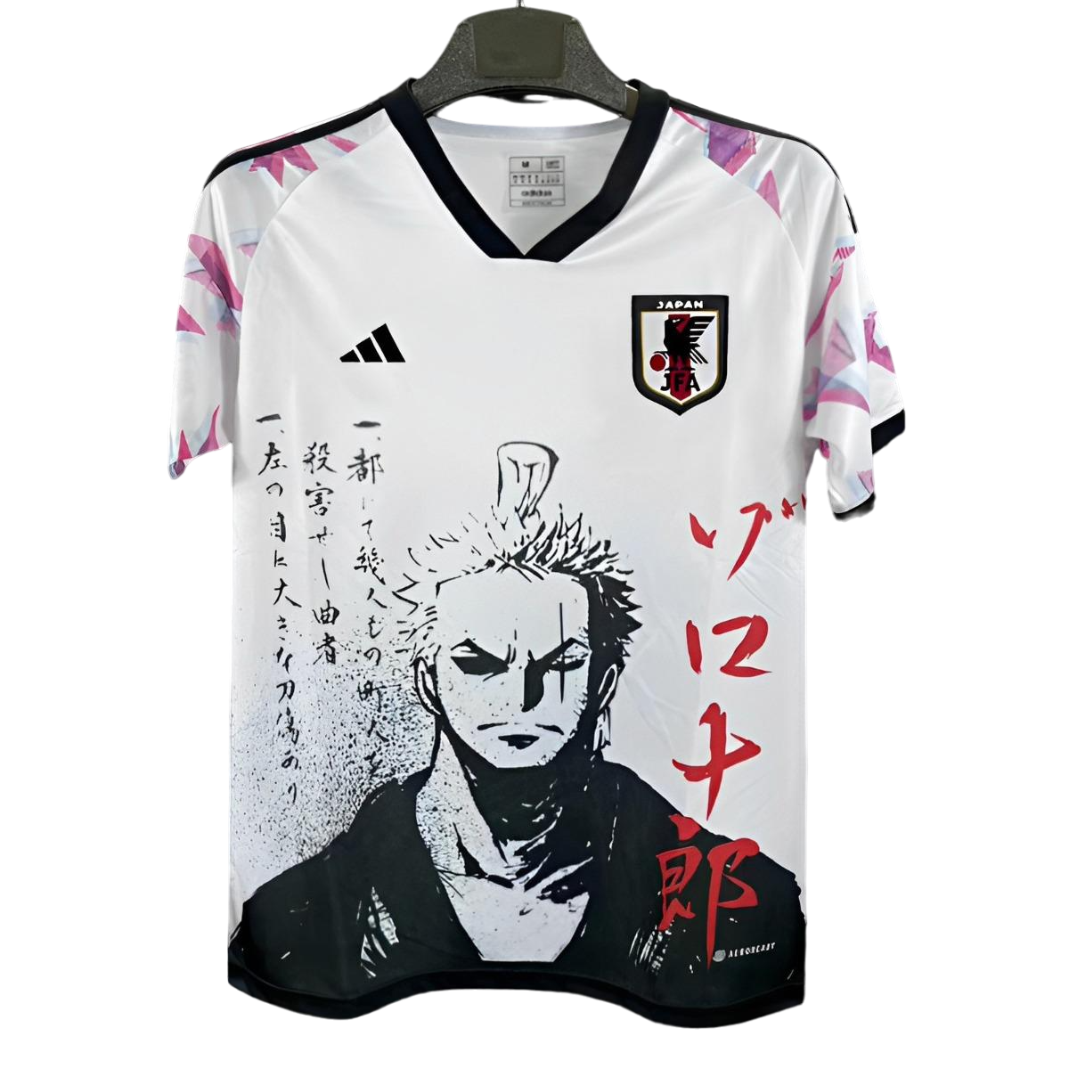 camisa-japao-zoro-one-piece-branca-masculina Camisa Japão Zoro One Piece Branca Masculina