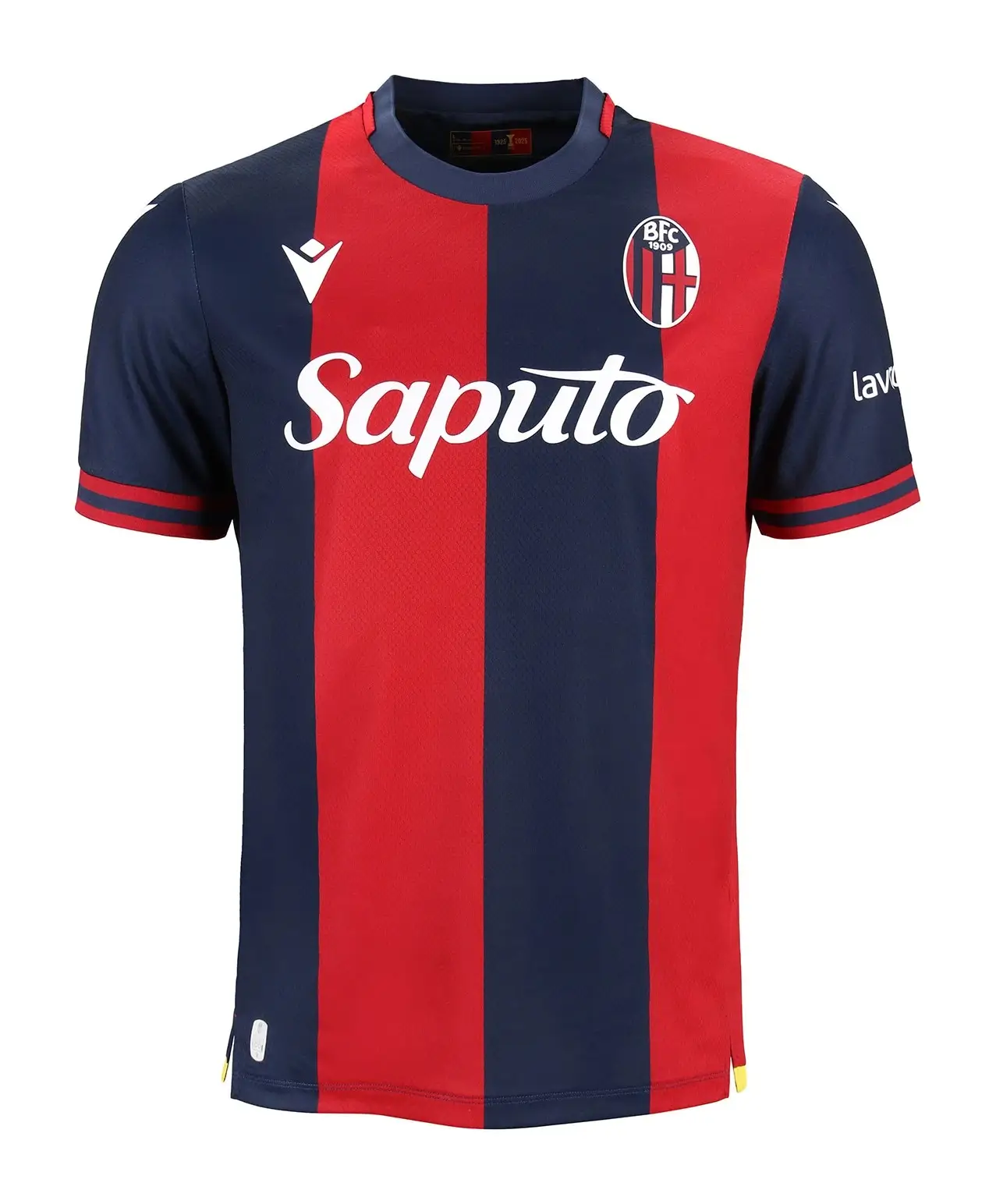 Camisa Bologna FC Azul/Vermelha Home 2024/25 Masculina Camisa Bologna FC Azul/Vermelha Home 2024/25 Masculina