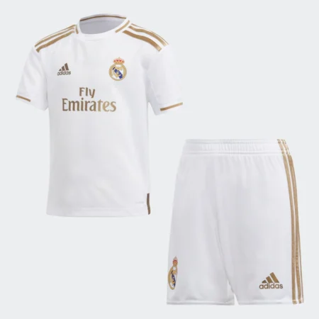 Kit Infantil Real Madrid Branca Home 2019/20 Unissex