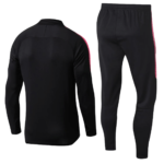 Conjunto de Treino PSG Jaqueta + Calça Preta/Rosa 2018/19