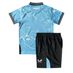 Kit Infantil Bayer Leverkusen Third Azul 2024/25 Unissex