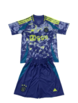 Kit Infantil Ajax Azul Away II 2024/25 Unissex