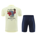 Kit Camisa e Bermuda PSG Amarela Max 90 2024/25