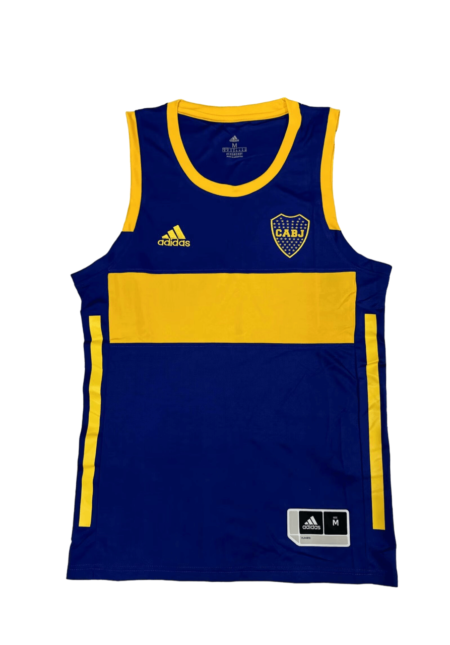 Camisa Regata Basquete Boca Juniors Azul Titular Masculina