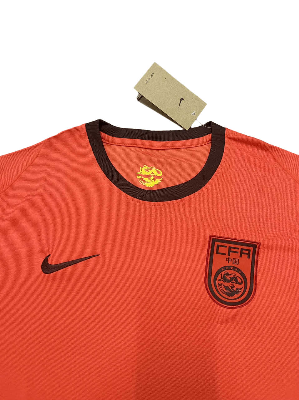 Camisa Seleção da China Laranja 2024/25 Masculina Camisa Seleção da China Laranja 2024/25 Masculina