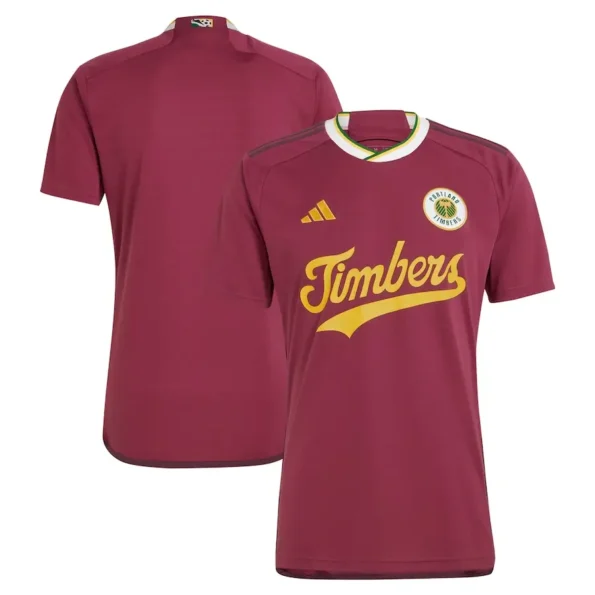 Camisa Portland Timbers Terceira Vinho III 2024/25 Masculina