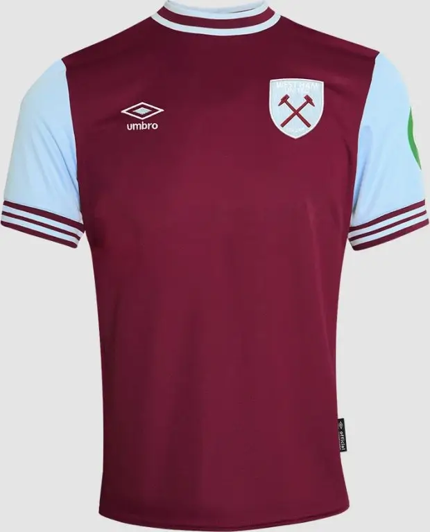 Camisa-Titular-vermelha-West-Ham-masculina-2024-25 (1) Camisa West Ham Titular Vermelha 2024/25 Masculina