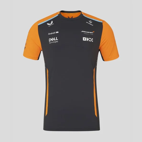 Camisa Mclaren F1 Azul-Laranja Team Driver 2024/25 Masculina