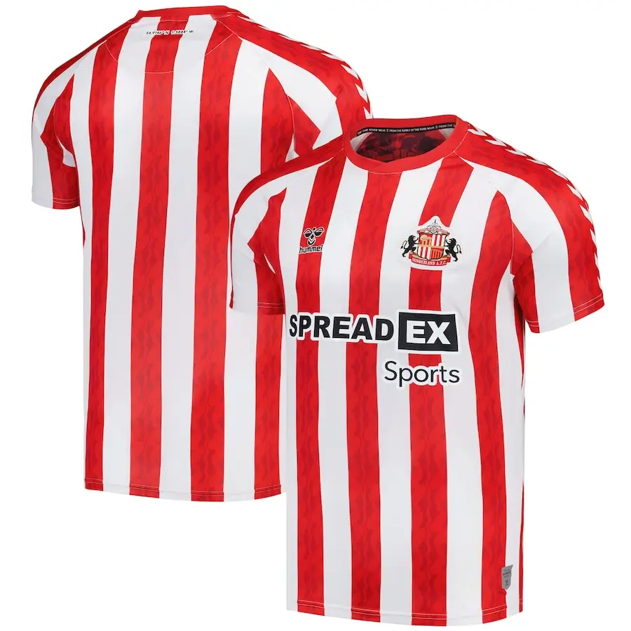 camisa-Sunderland-titular-i-home-2024-25-masculina (1) Camisa Sunderland Titular Vermelha 2024/25 I Home Masculina
