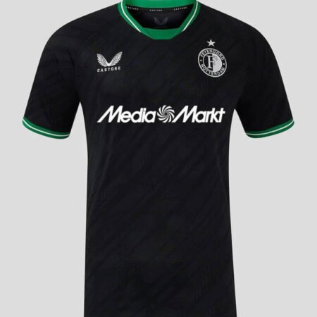 Camisa Feyenoord Preta Away II 2024/25 Masculina