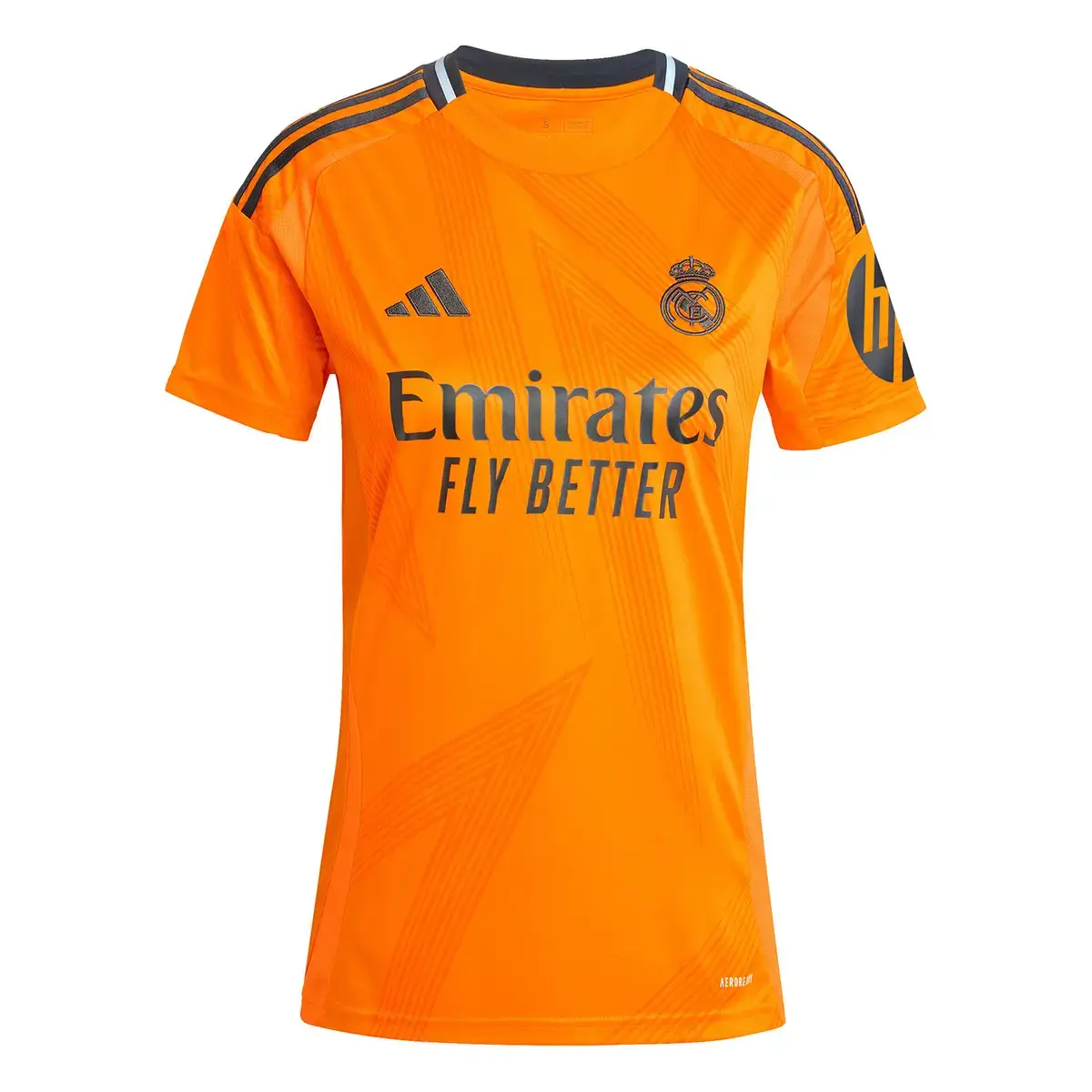 camisa-real-madrid-reserva-ii-laranja-away-2024-25-feminina-loja-malta-esportes (1) Camisa Real Madrid Reserva Laranja II 2024/25 Feminina