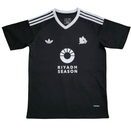 Camisa Roma Adidas Originals Preta 2024/25 Masculina