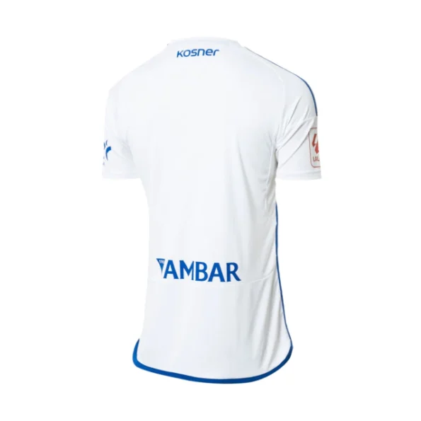 Camisa Real Zaragoza I Branca2024/25 Masculina