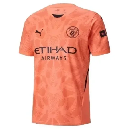 Camisa Manchester City Goleiro Laranja 2024/25 Masculina