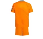 Kit Infantil Real Madrid Reserva Laranja II 2024/25 Unissex