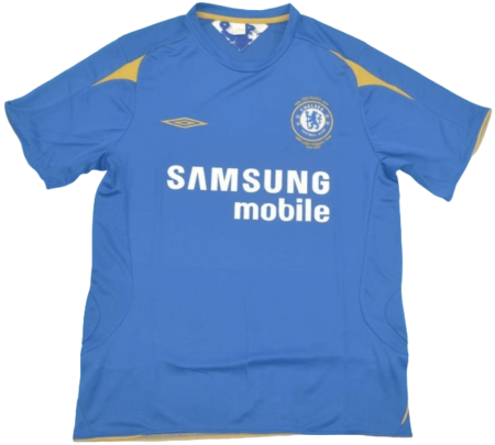 Camisa Chelsea Home I Azul 100 Anos 2005/06 Masculina