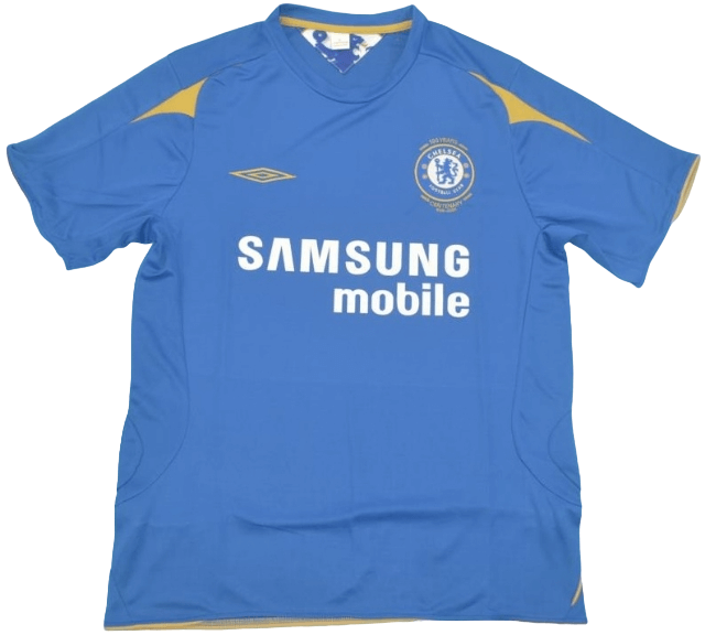 Camisa Chelsea Home I Azul 100 Anos 2005/06 Masculina Camisa Chelsea Home I Azul 100 Anos 2005/06 Masculina