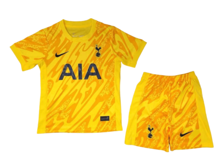 Kit Infantil Tottenham Goleiro Amarela 2024/25 Unissex