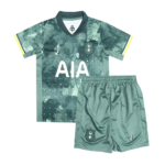 Kit Infantil Três Tottenham III Verde 2024/25 Unissex