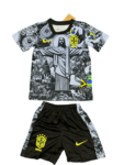 Kit Infantil Brasil Cristo Redentor Preta 2024/25 Unissex
