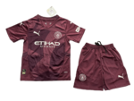 Kit Infantil Manchester City Vermelha II 2024/25 Unissex