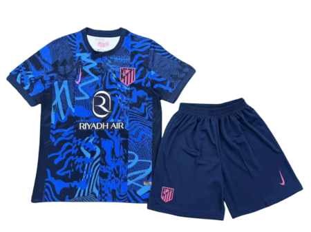 Kit Infantil Atlético de Madrid Azul Escura III 2024/25 Unissex