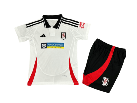 Kit Infantil Fulham Titular Branca I 2024/25 Unissex