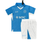 Kit Infantil Napoli Titular Azul I Home 2024/25 Unissex