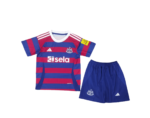 Kit Infantil Newcastle Vermelha/Azul II Away 2024/25 Unissex