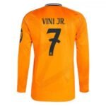 Camisa-Reserva-Real-Madrid-Vini-Jr-7-Laranja-2024-25-manga-longa-loja-malta-esportes- (1)