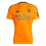 Camisa-Reserva-Real-Madrid-bellingham-5-laranja-2024-25-masculina-loja-malta-esportes