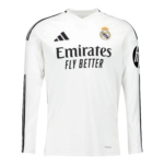 Camisa-titular-real-madrid-mbappe-9-Manga-Comprida-2024-25-Branca-loja-malta-esportes-
