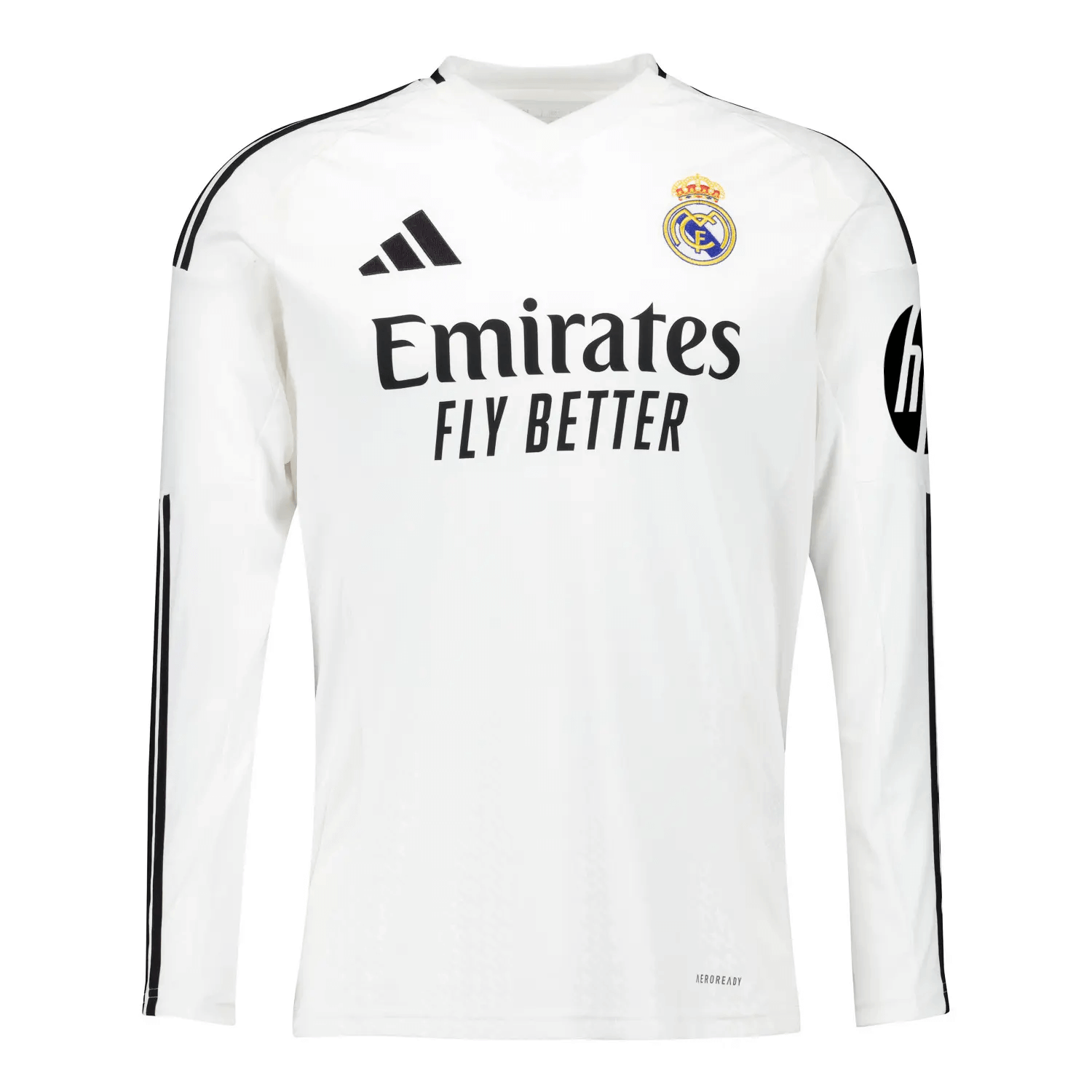Camisa-titular-real-madrid-mbappe-9-Manga-Comprida-2024-25-Branca-loja-malta-esportes Camisa Titular Real Madrid Mbappe #9 Manga Comprida 2024/25 Branca