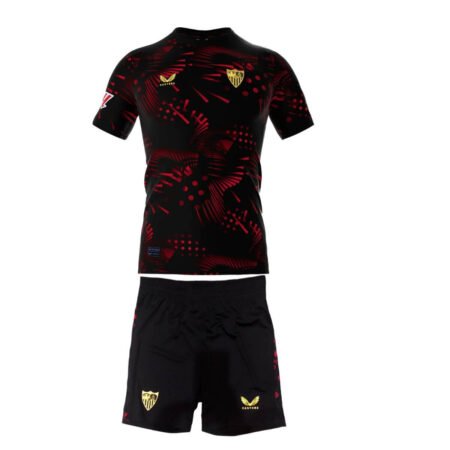 Kit Infantil Terceira Sevilla FC Vinho III 2024/25 Unissex